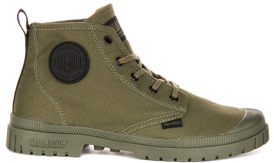 Palladium Pampa SP20 Hi In Olive Boots