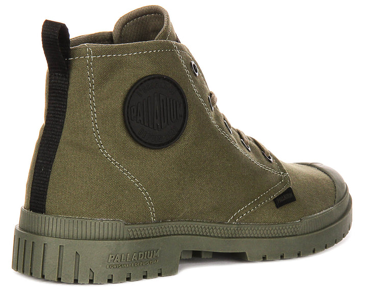 Palladium Pampa SP20 Hi In Olive Boots