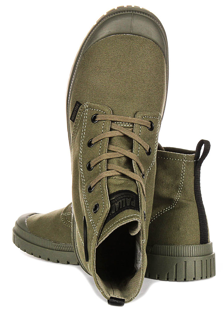 Palladium Pampa SP20 Hi In Olive Boots