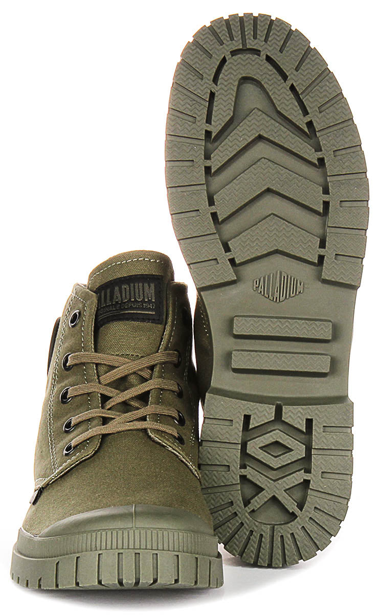 Palladium Pampa SP20 Hi In Olive Boots