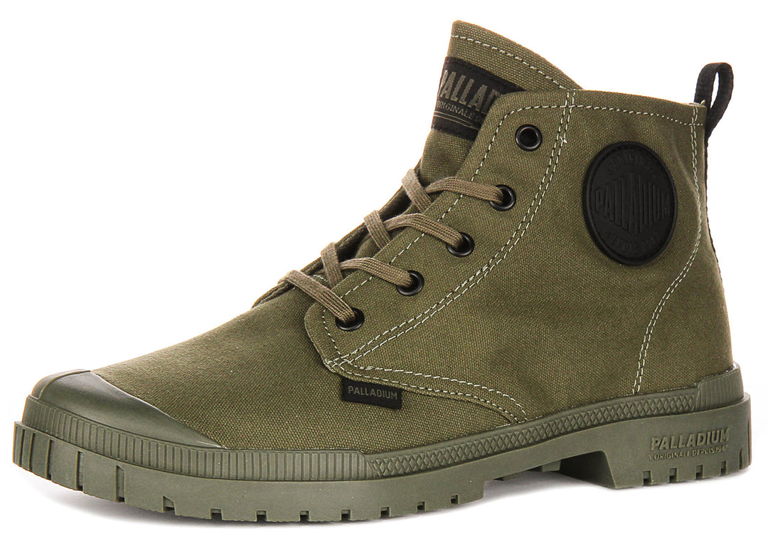 Palladium Pampa SP20 Hi In Olive Boots