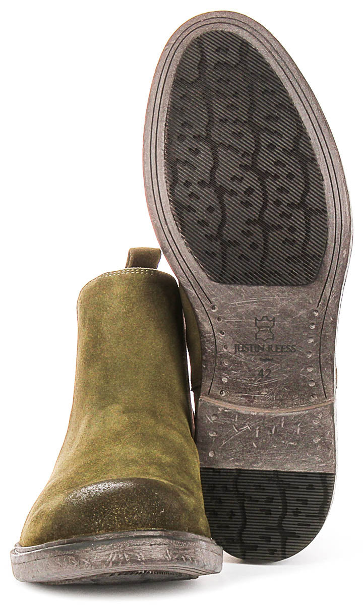 Justinreess England Cassidy In Olive For Men