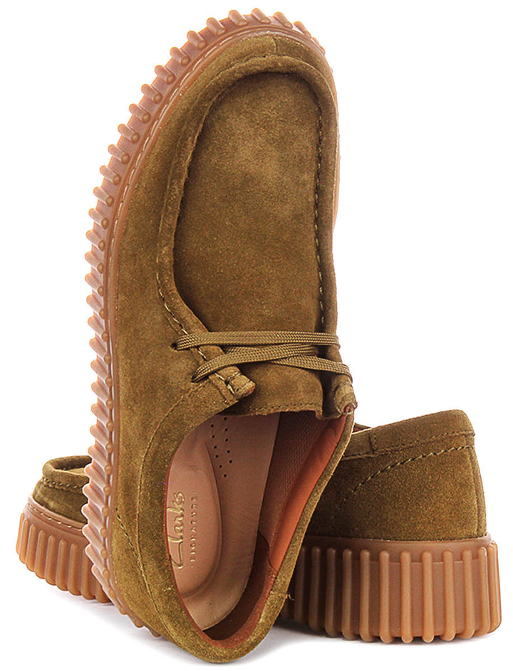 Clarks Torhill Bee In Olive For Women