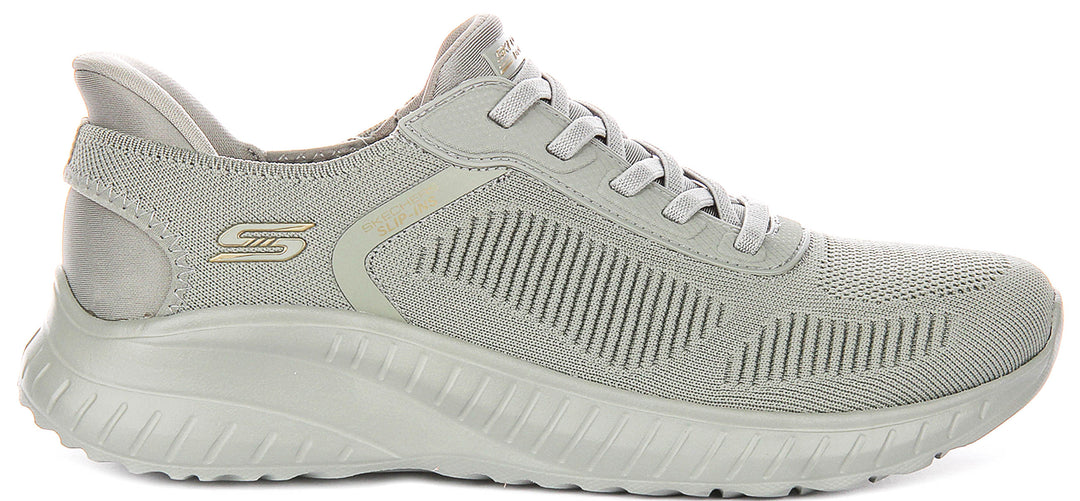 Skechers Bobs Sport Squad In Olive For Women