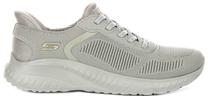 Skechers Bobs Sport Squad In Olive For Women