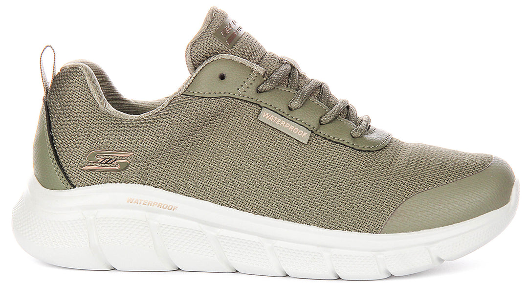 Skechers Bobs Sport Waterproof In Olive For Women