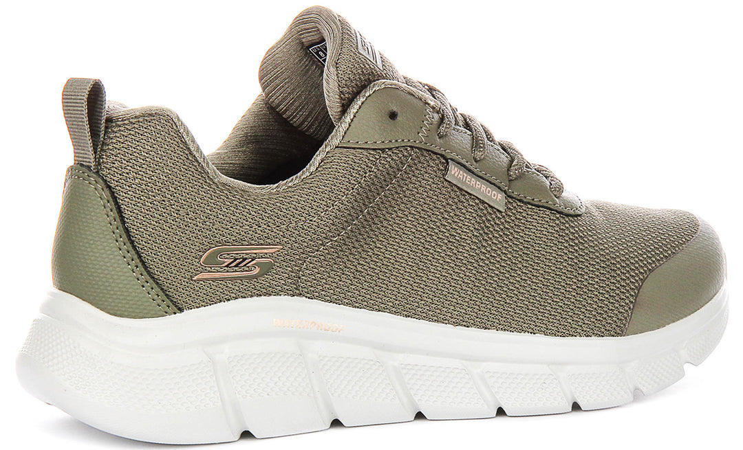 Skechers Bobs Sport Waterproof In Olive For Women