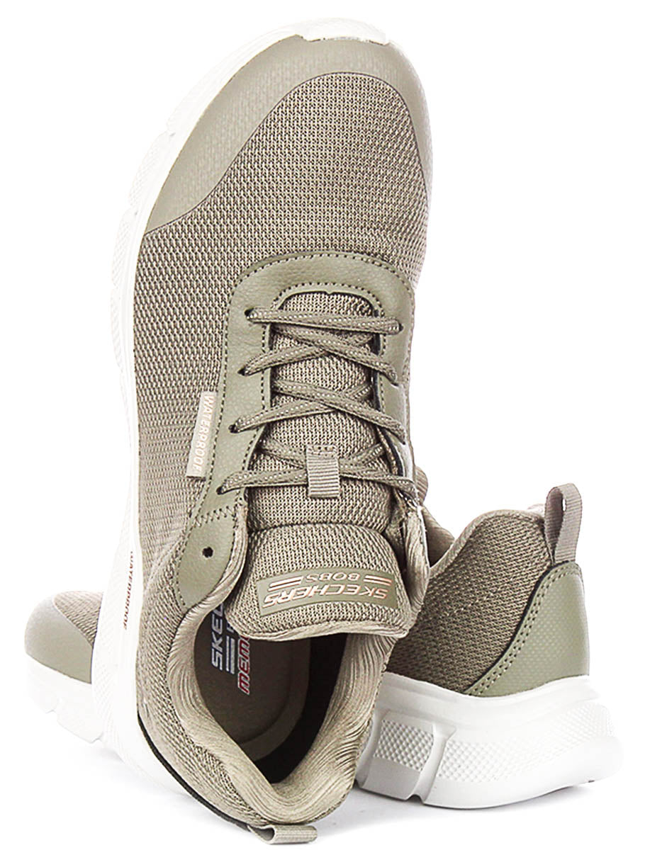 Skechers Bobs Sport Waterproof In Olive For Women