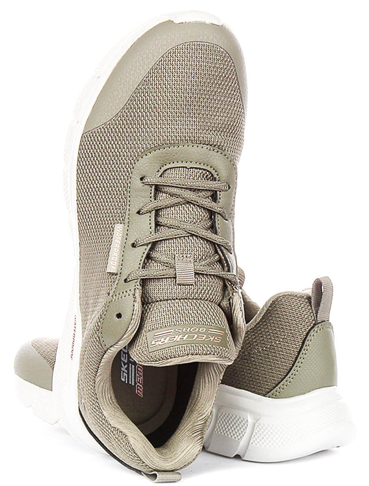 Skechers Bobs Sport Waterproof In Olive For Women