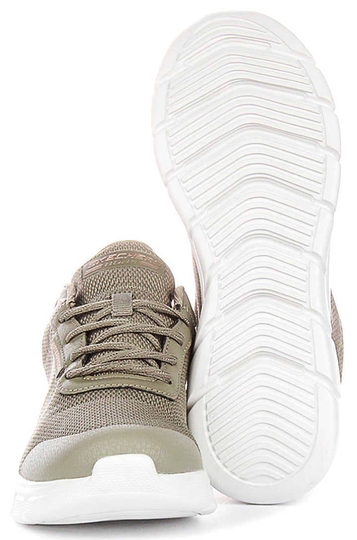 Skechers Bobs Sport Waterproof In Olive For Women