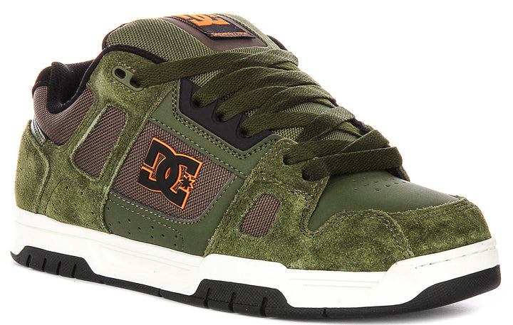 Dc Shoes Stag In Olive For Men