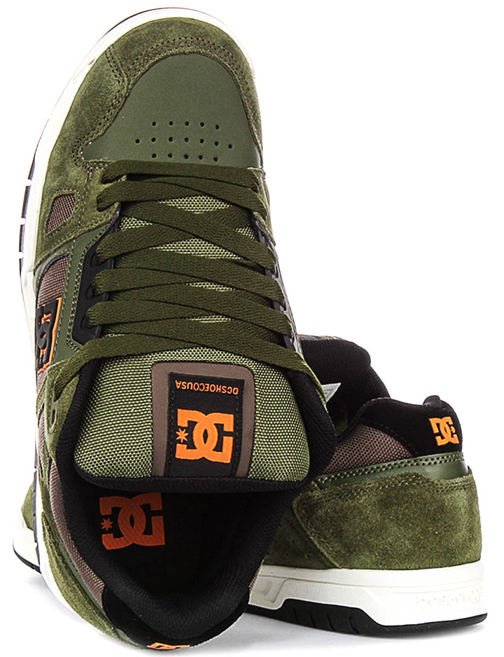 Dc Shoes Stag In Olive For Men