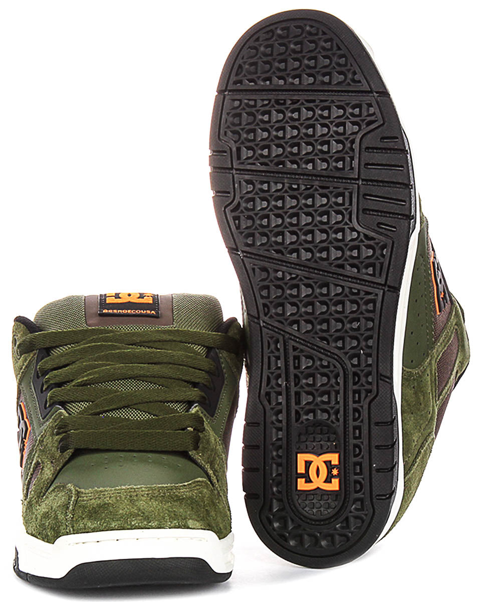 Dc Shoes Stag In Olive For Men