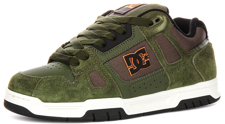 Dc Shoes Stag In Olive For Men