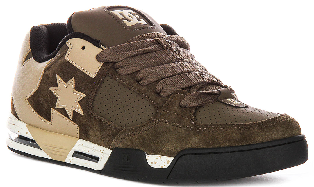 Dc Shoes Dc Command In Olive Brown For Men