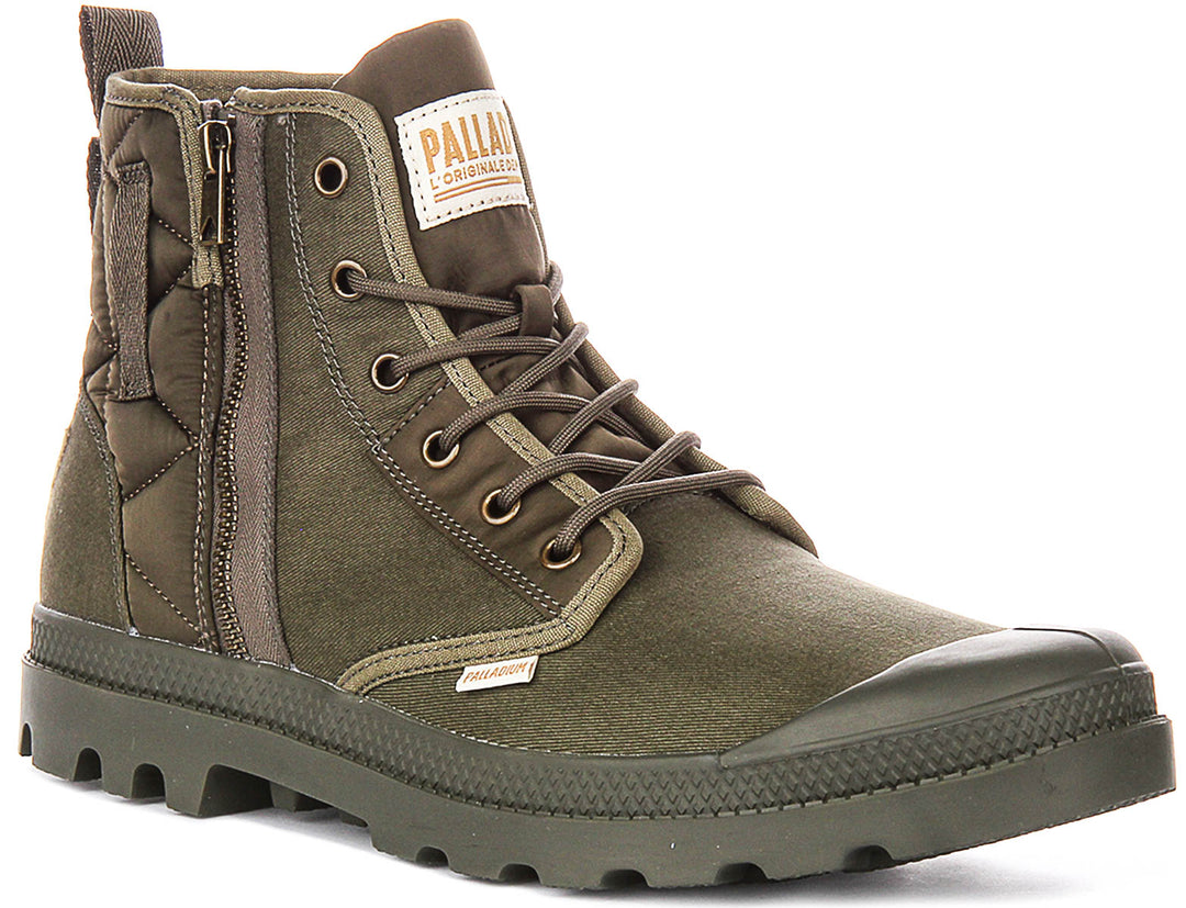 Palladium Pampa Detroit Z In Olive Boots