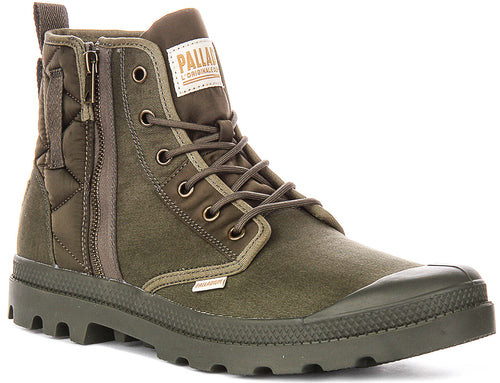 Palladium Pampa Detroit Z In Olive Boots