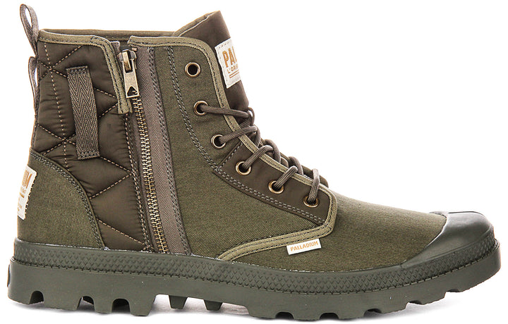 Palladium Pampa Detroit Z In Olive Boots