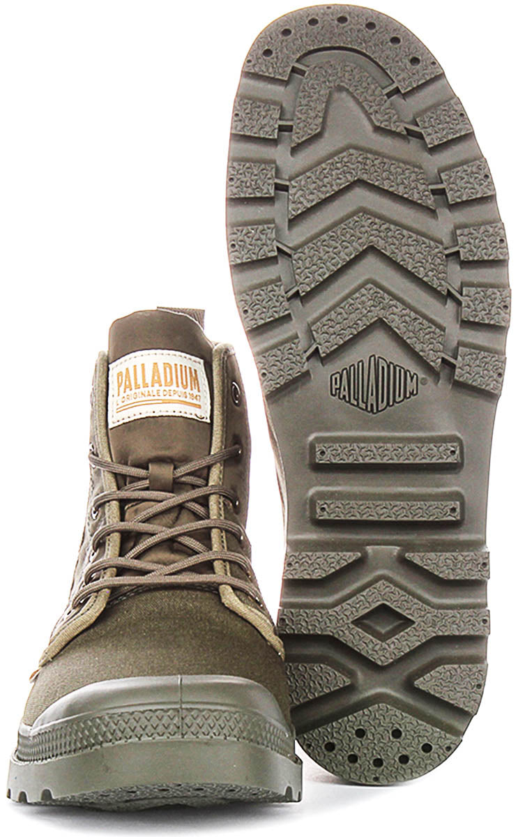 Palladium Pampa Detroit Z In Olive Boots