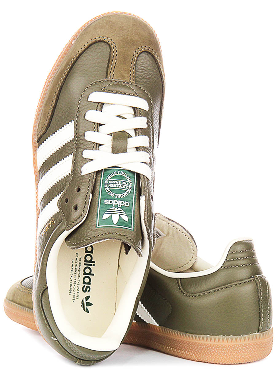 Adidas Samba OG In Olive White