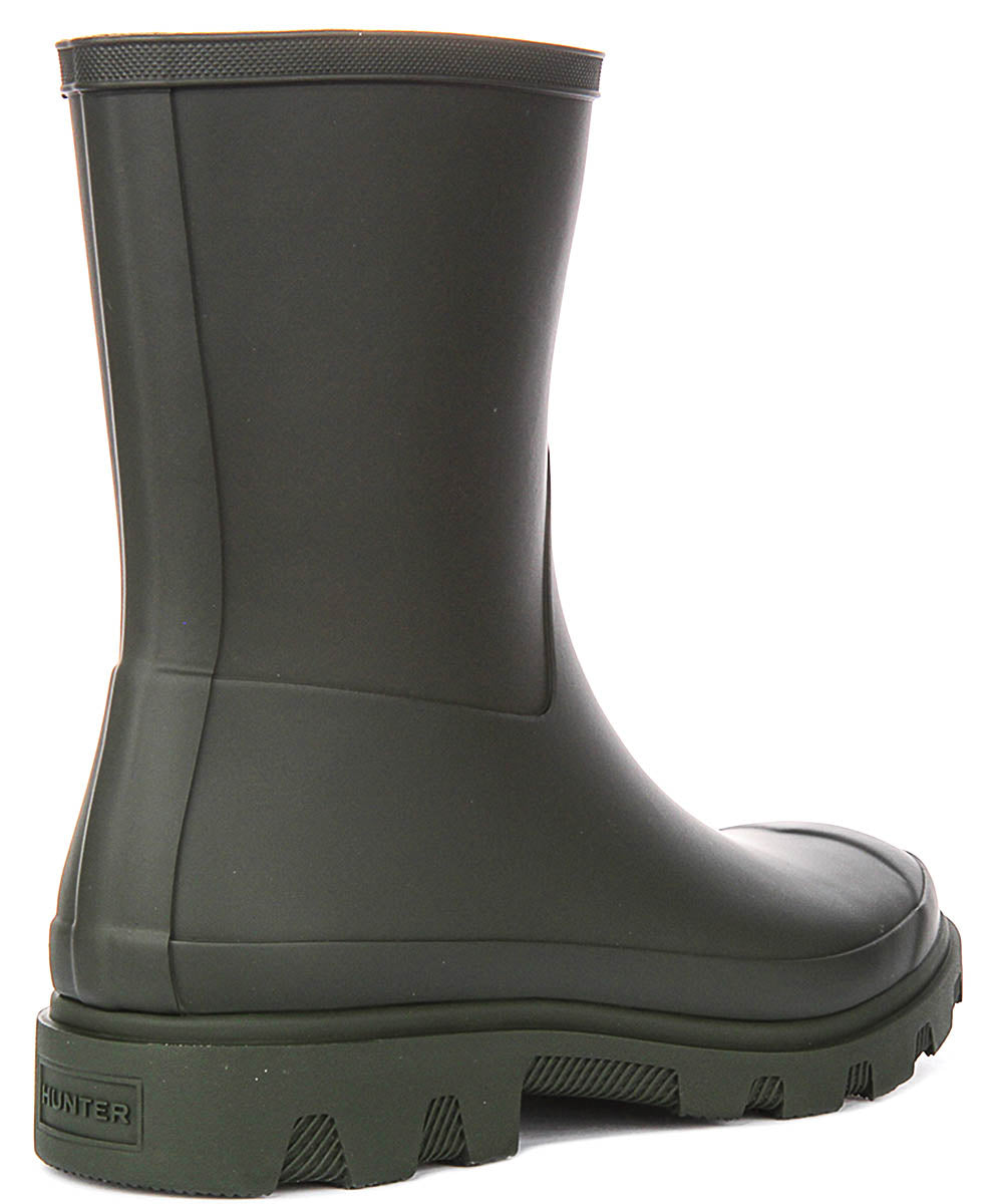 Hunter Downpour Short Boot In Olive