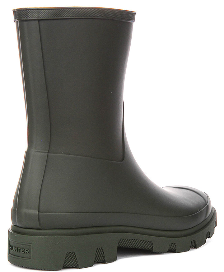Hunter Downpour Short Boot In Olive