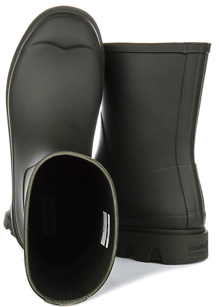 Hunter Downpour Short Boot In Olive