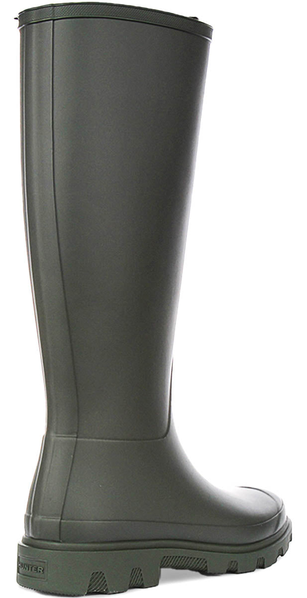 Hunter Downpour Tall In Olive | Womens Rain Wellington Rubber