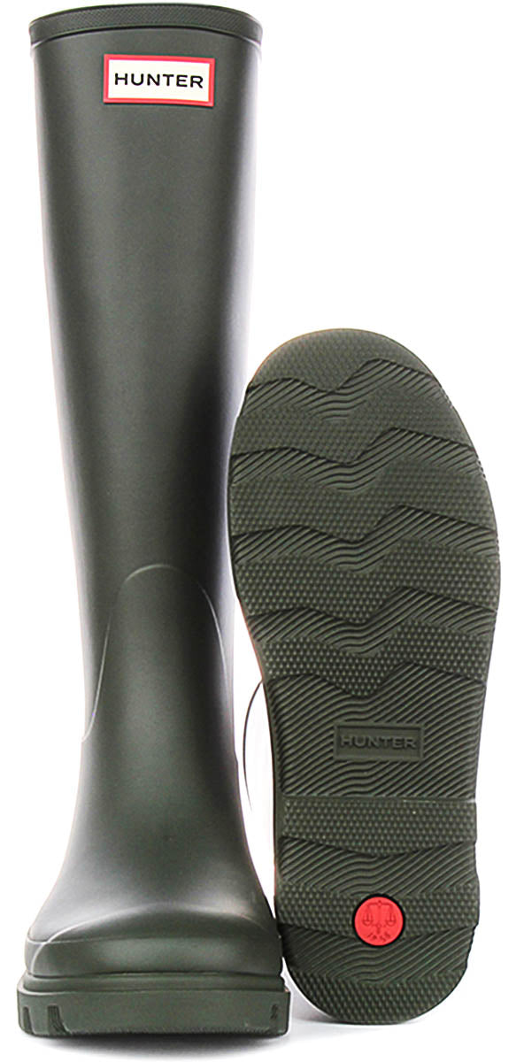 Hunter Downpour Tall In Olive Boots