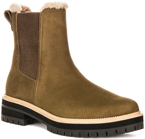 Toms Bennet Boot In Olive For Women