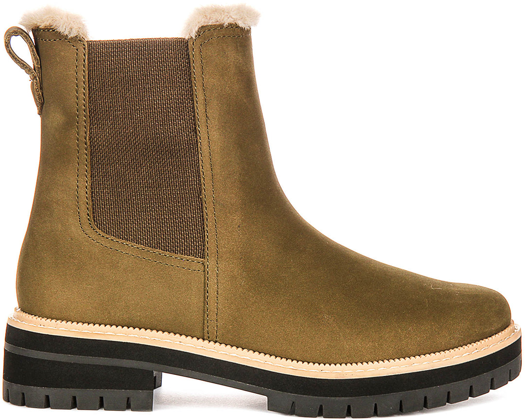 Toms Bennet Boot In Olive For Women
