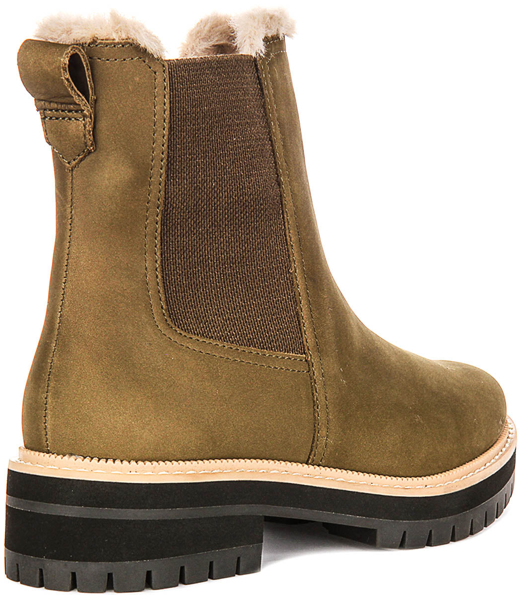 Toms Bennet Boot In Olive For Women