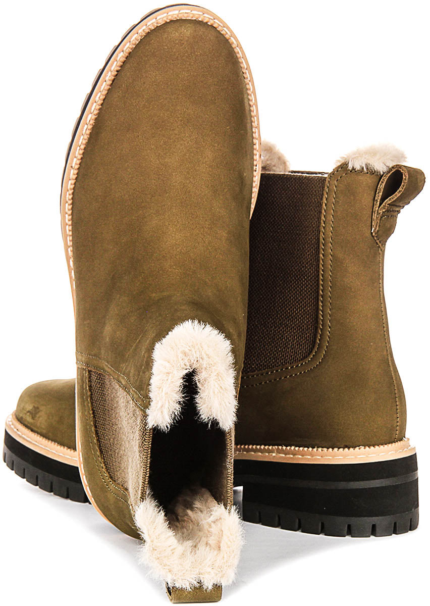 Toms Bennet Boot In Olive For Women