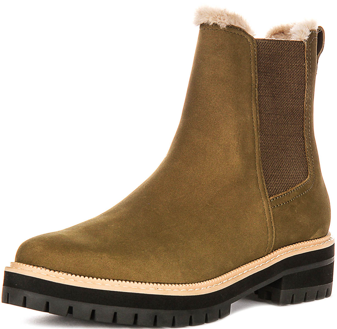 Toms Bennet Boot In Olive For Women