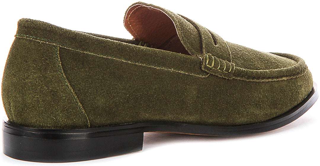Justinreess England Fenton In Olive For Men