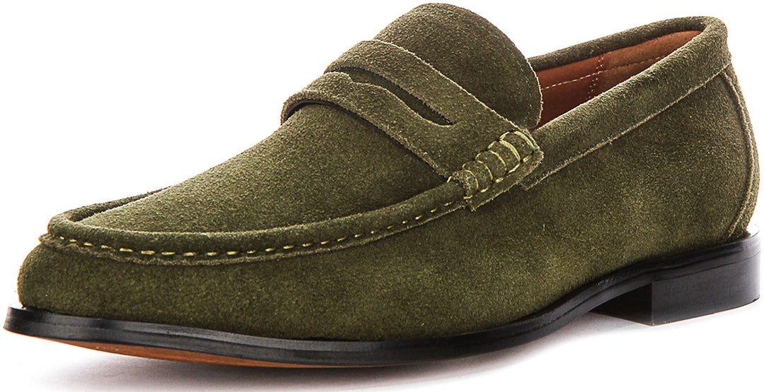 Justinreess England Fenton In Olive For Men