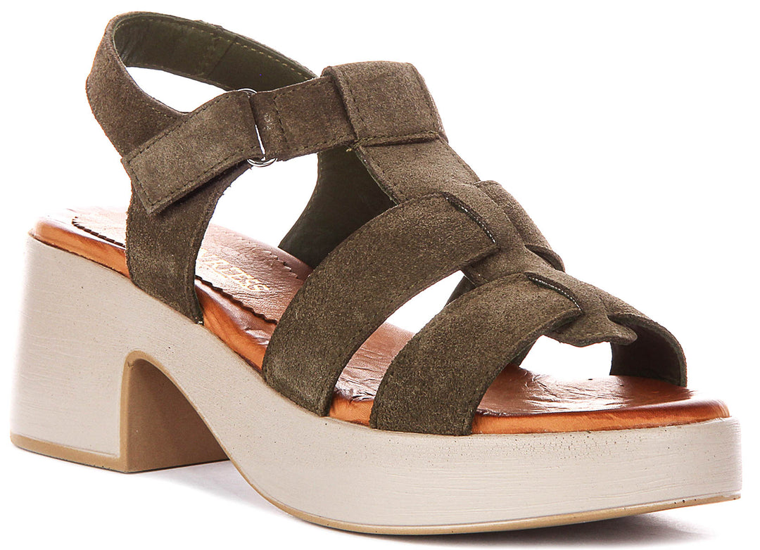 Justinreess England Sylvia In Olive For Women