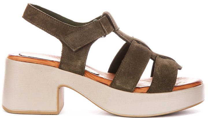 Justinreess England Sylvia In Olive For Women