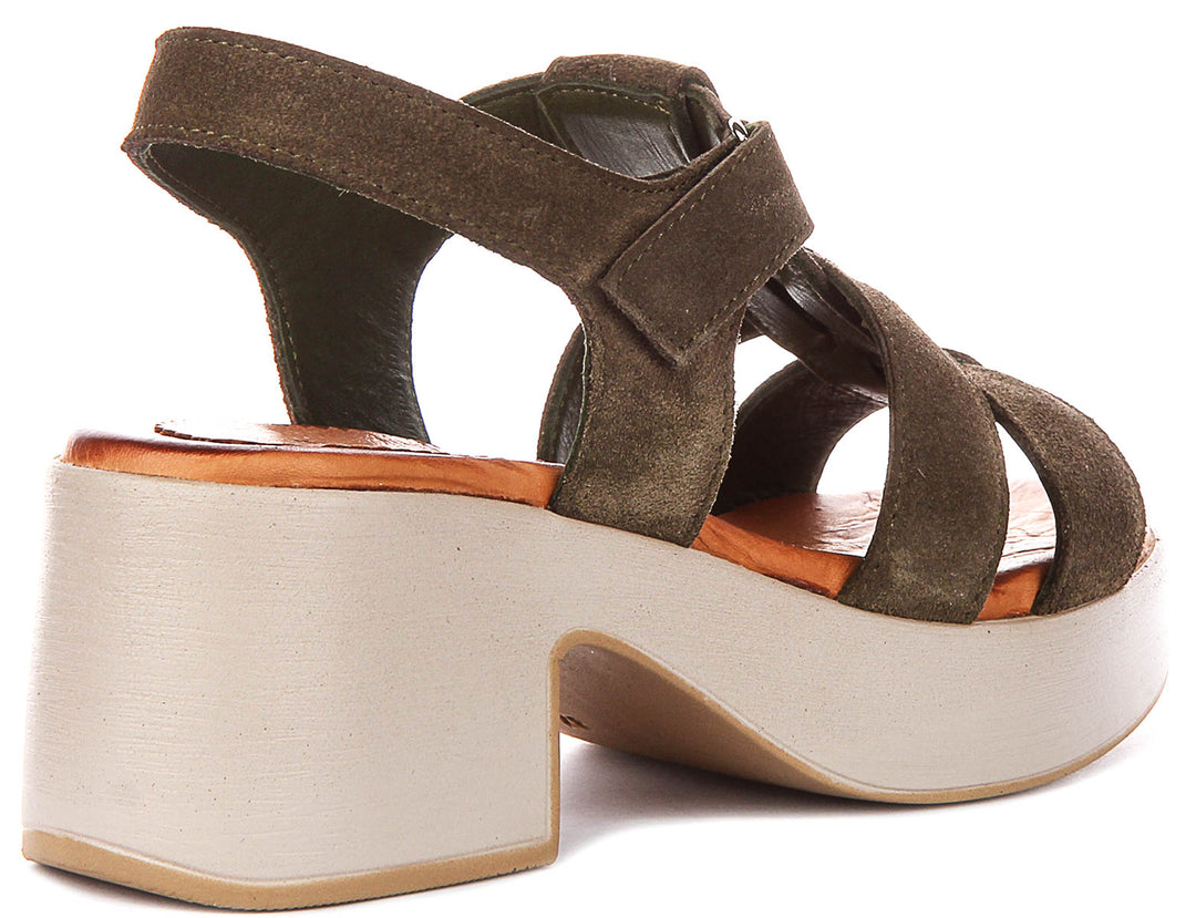 Justinreess England Sylvia In Olive For Women