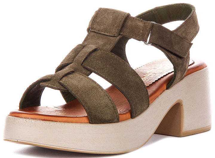 Justinreess England Sylvia In Olive For Women