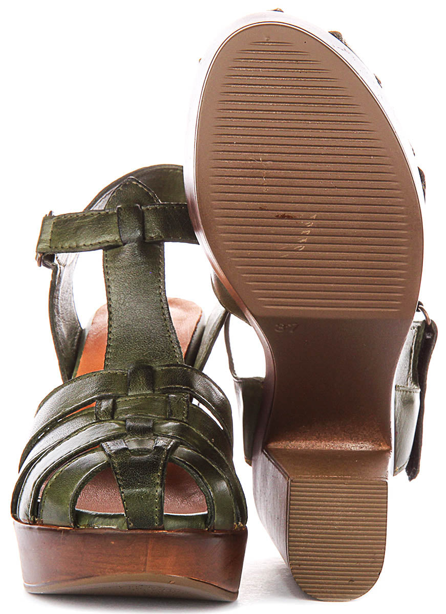 Justinreess England Fernanda In Olive For Women