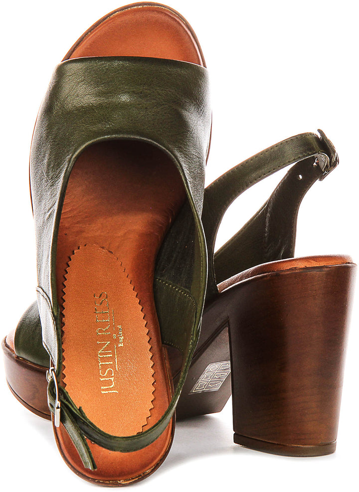 Justinreess England Serene In Olive For Women