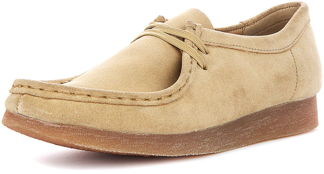 Clarks Originals Wallabee In Olive For Junior