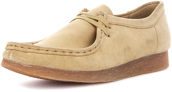 Clarks Originals Wallabee In Olive For Junior
