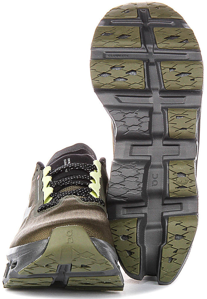 On Running Cloudmonster 3 In Olive For Men