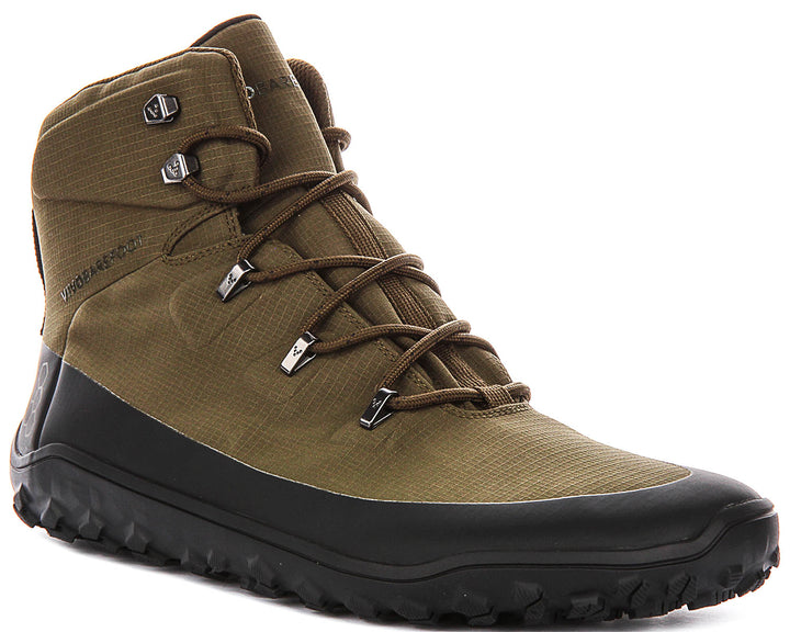 Vivobarefoot Tracker Textile In Olive For Women