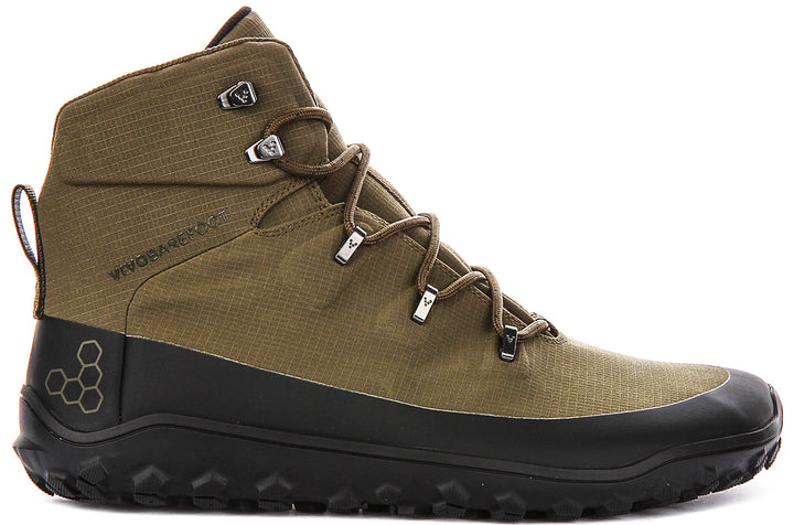 Vivobarefoot Tracker Textile In Olive For Women