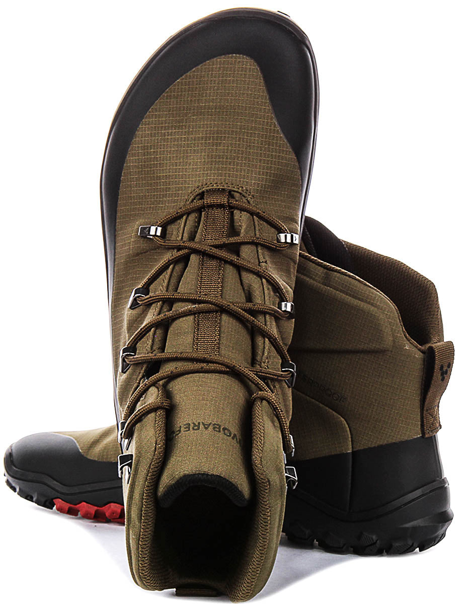 Vivobarefoot Tracker Textile In Olive For Women