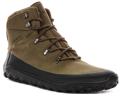Vivobarefoot Tracker Textile In Olive For Men