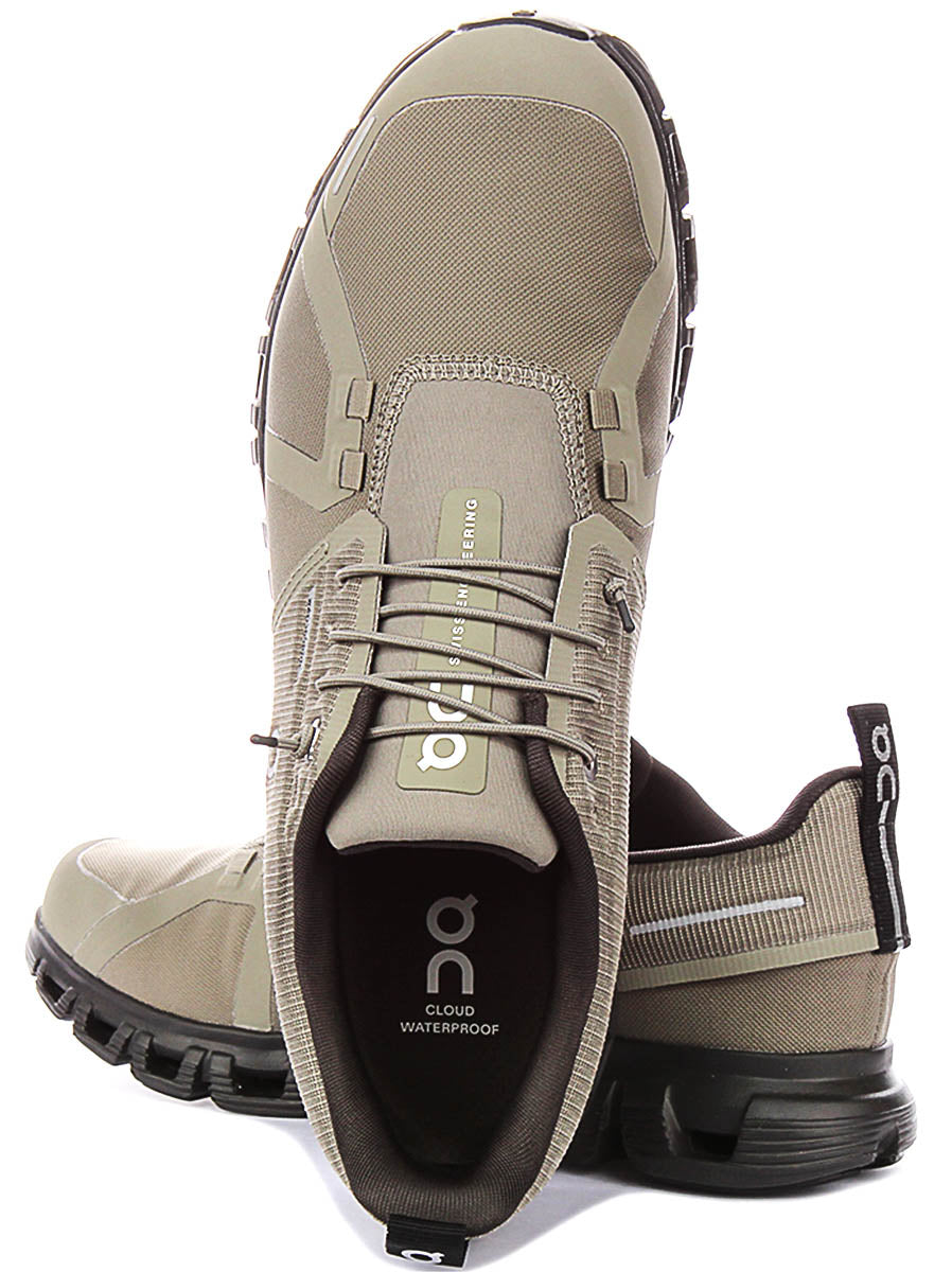On Running Cloud 6 Waterproof Olive Espresso For Men